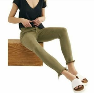 Free People Raw Hem High Rise Jeggings Sz. 26&27